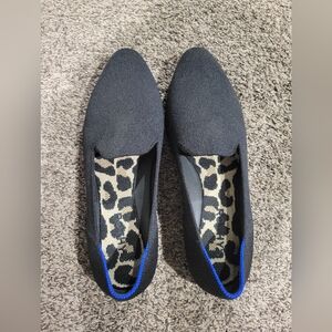 Rothys Black Almond Loafer